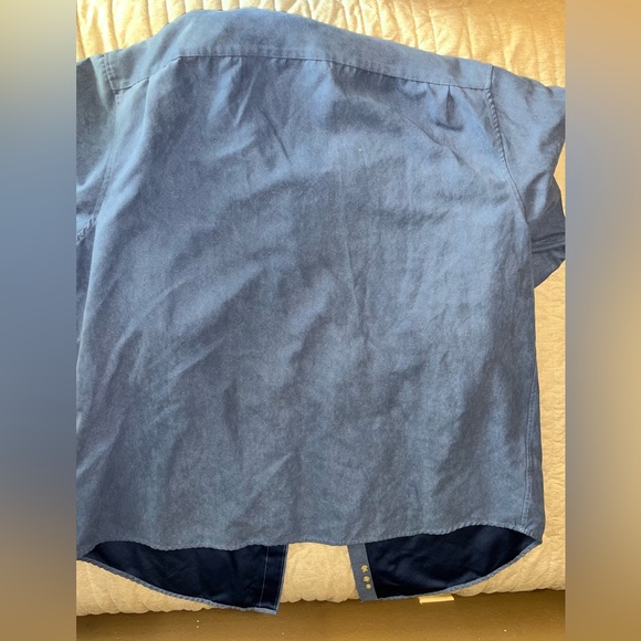 Polyester Button Up - Picture 3 of 4